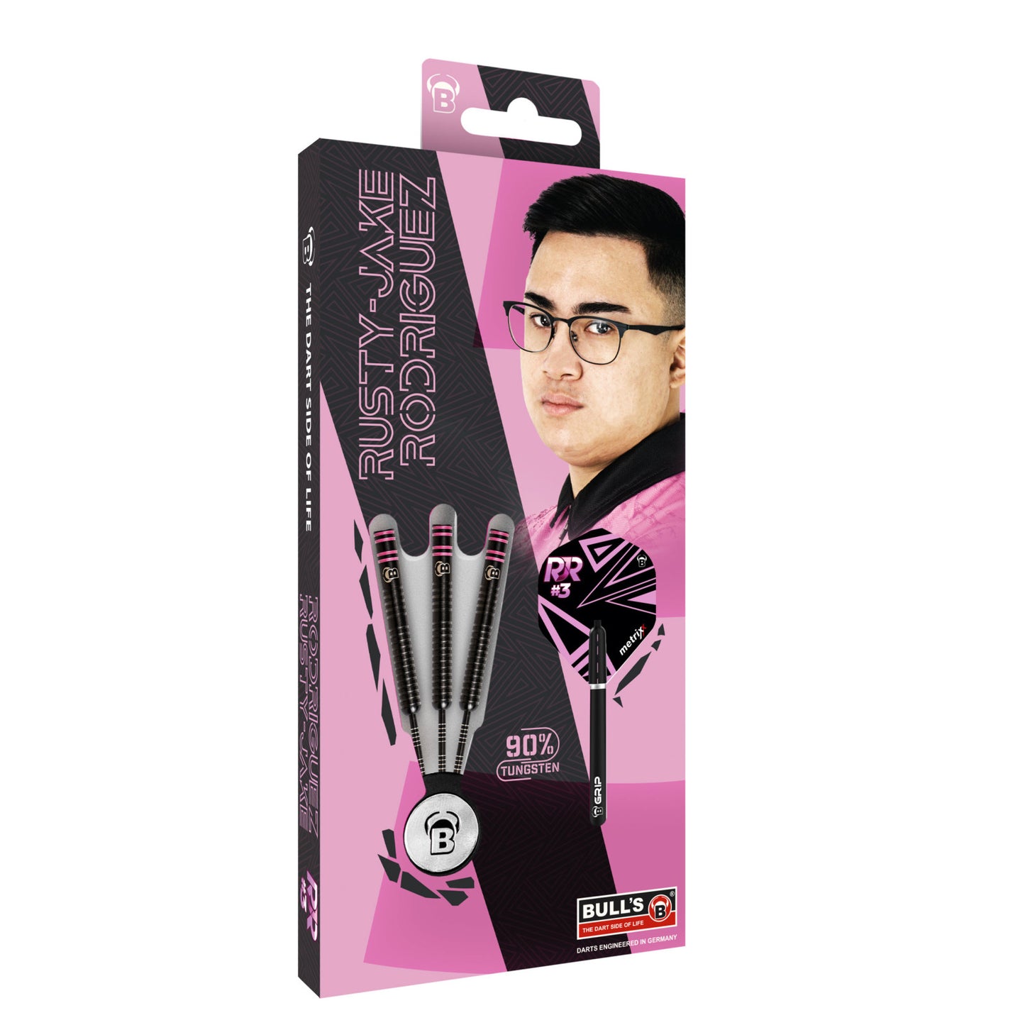 BULL'S Rusty-Jake Rodriguez Steel Dart | 21 Gr.
