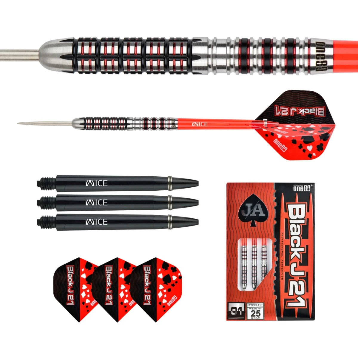 One80 Back J 21 - 01 Steeltip Dart