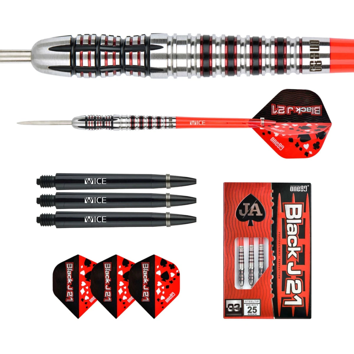 One80 Back J 21 - 03 Steeltip Dart