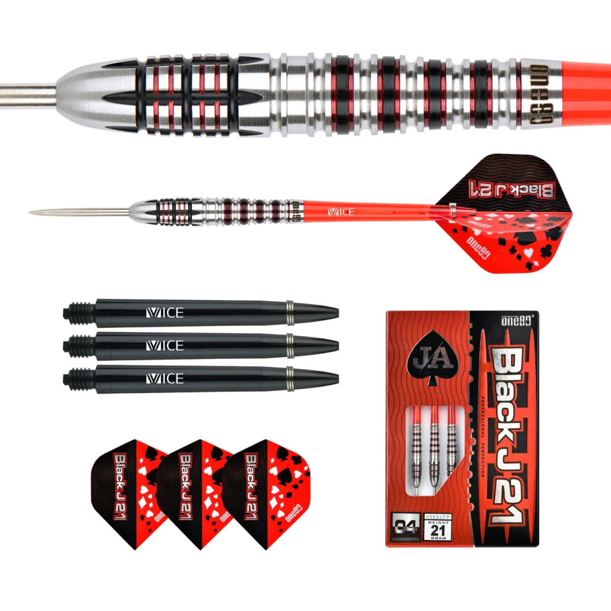 One80 Back J 21 - 04 Steeltip Dart