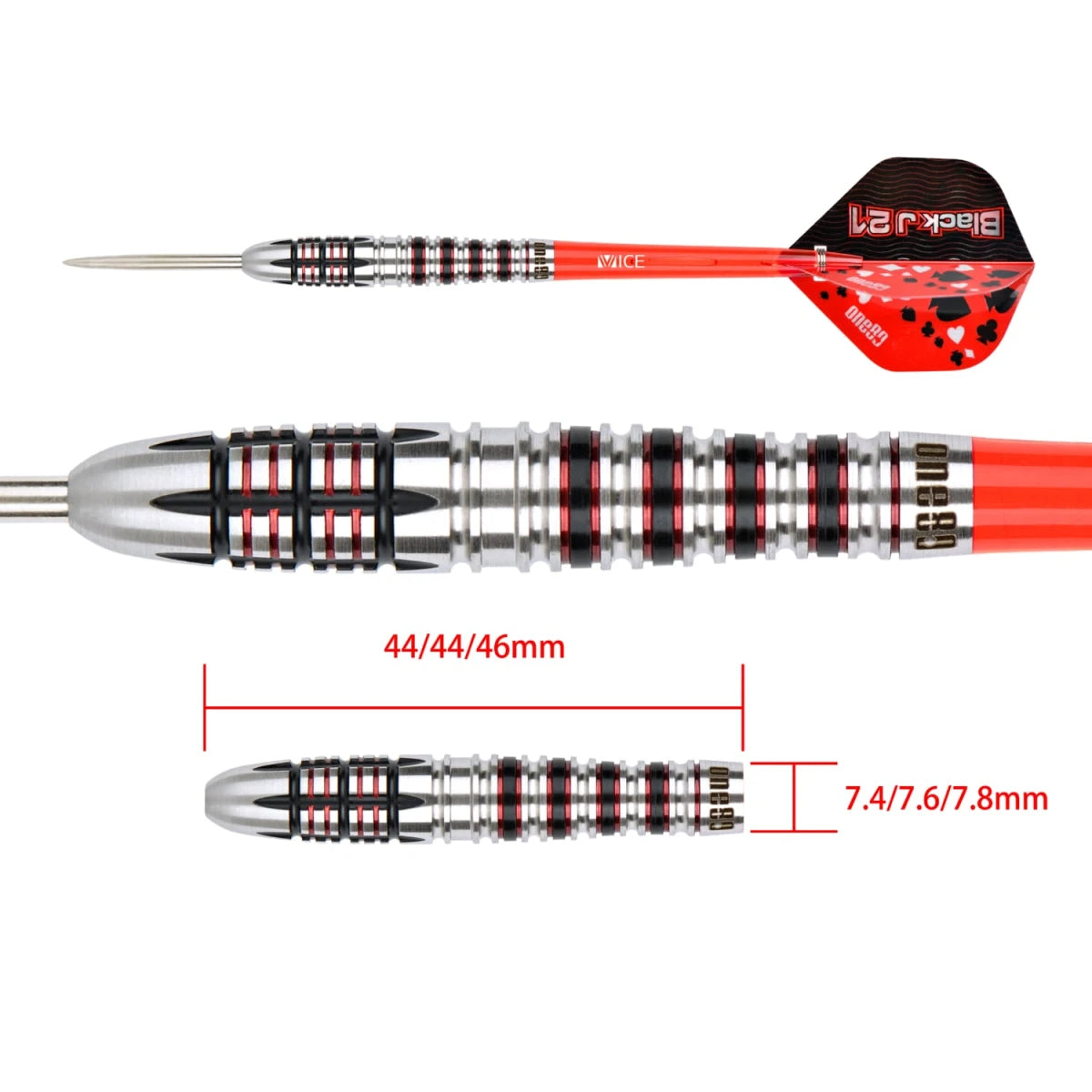 One80 Back J 21 - 04 Steeltip Dart