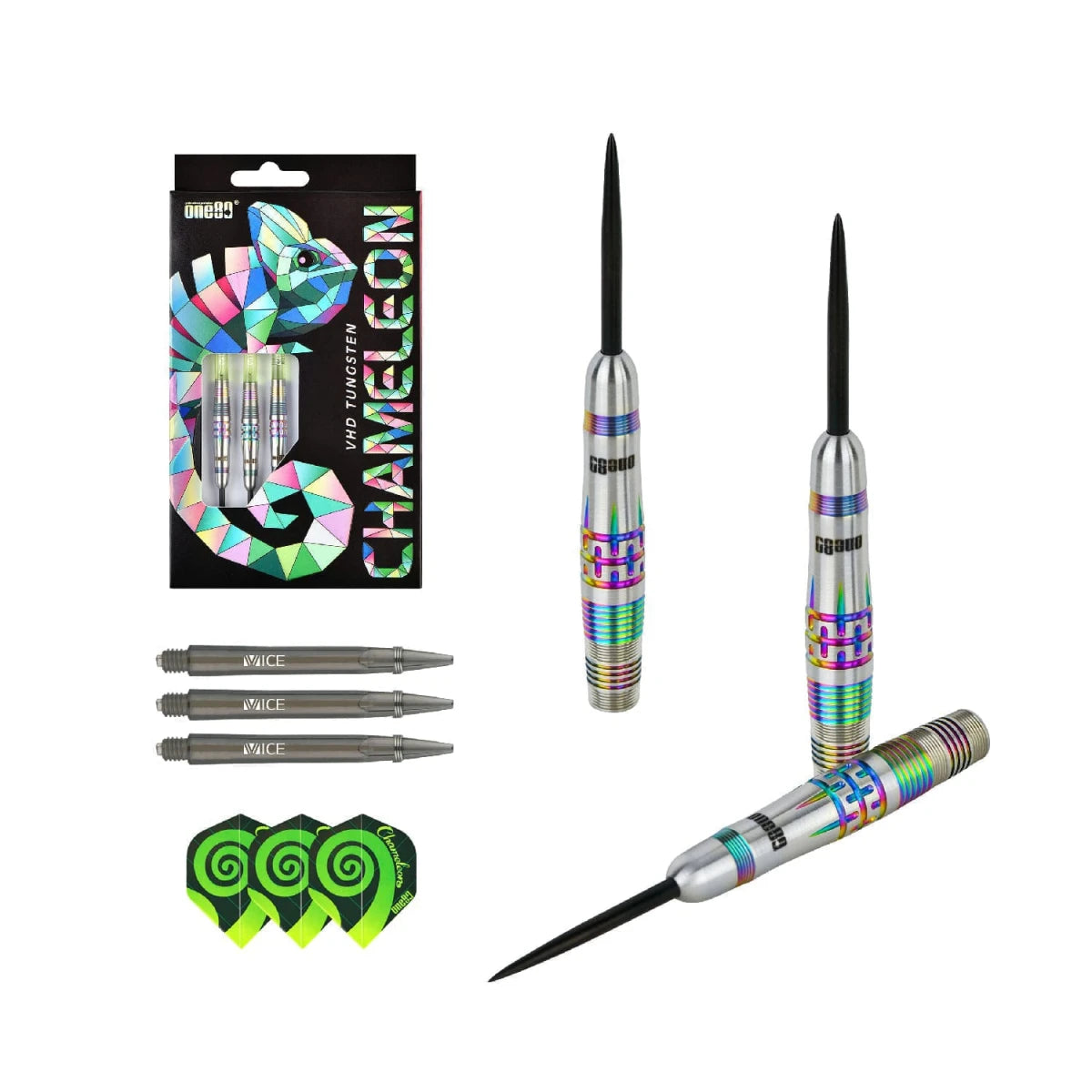 One80 Chameleon Aquamarine Steeltip
