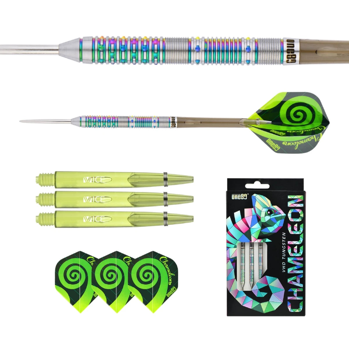 On80 Chameleon Azurite Steeltip