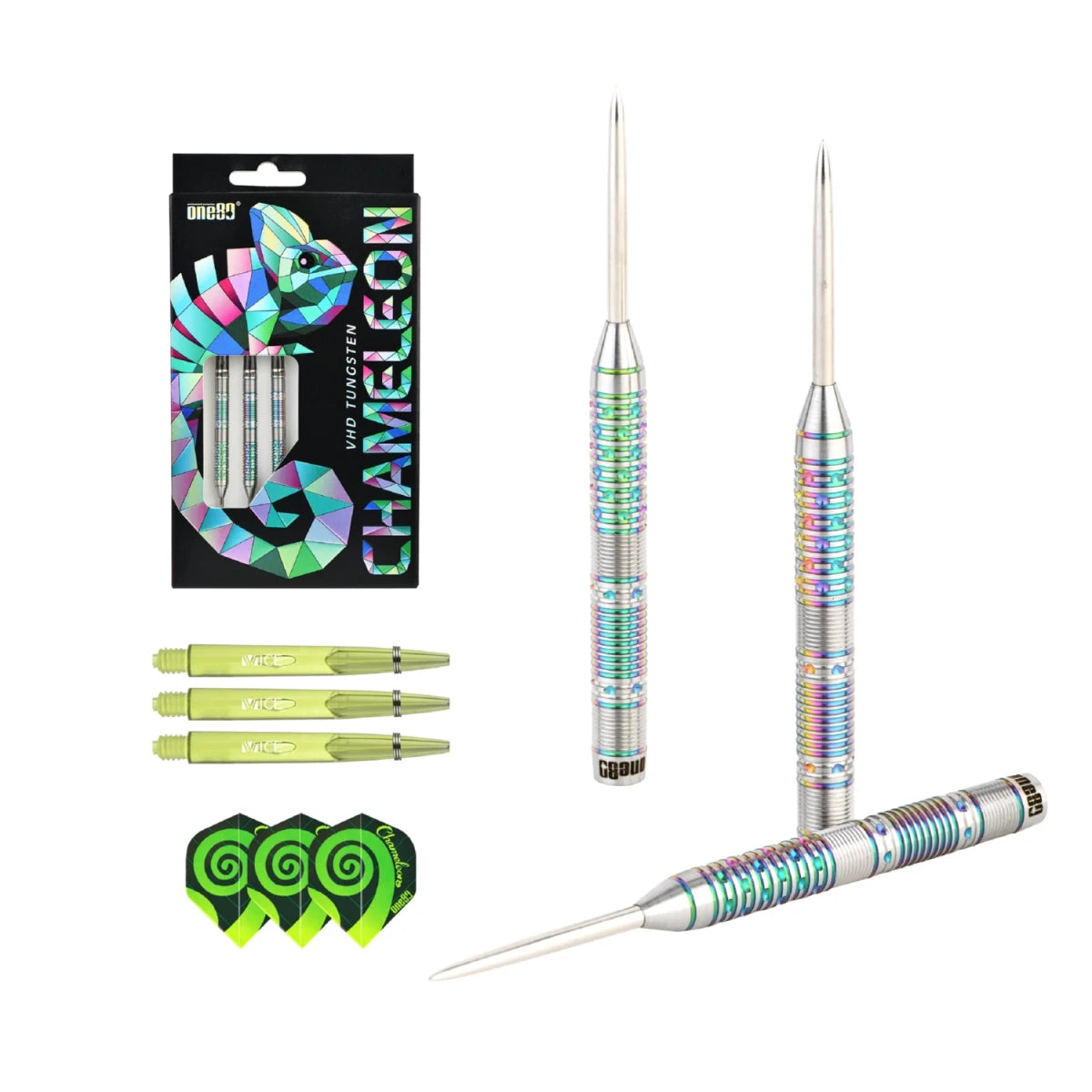 On80 Chameleon Azurite Steeltip