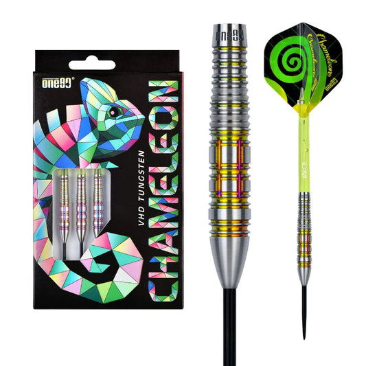 One80 Chameleon Emerald Steeltip