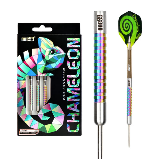 One80 Chameleon Jade Steeltip