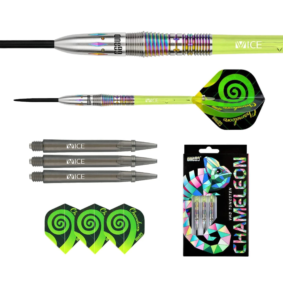 One80 Chameleon Ruby Steeltip