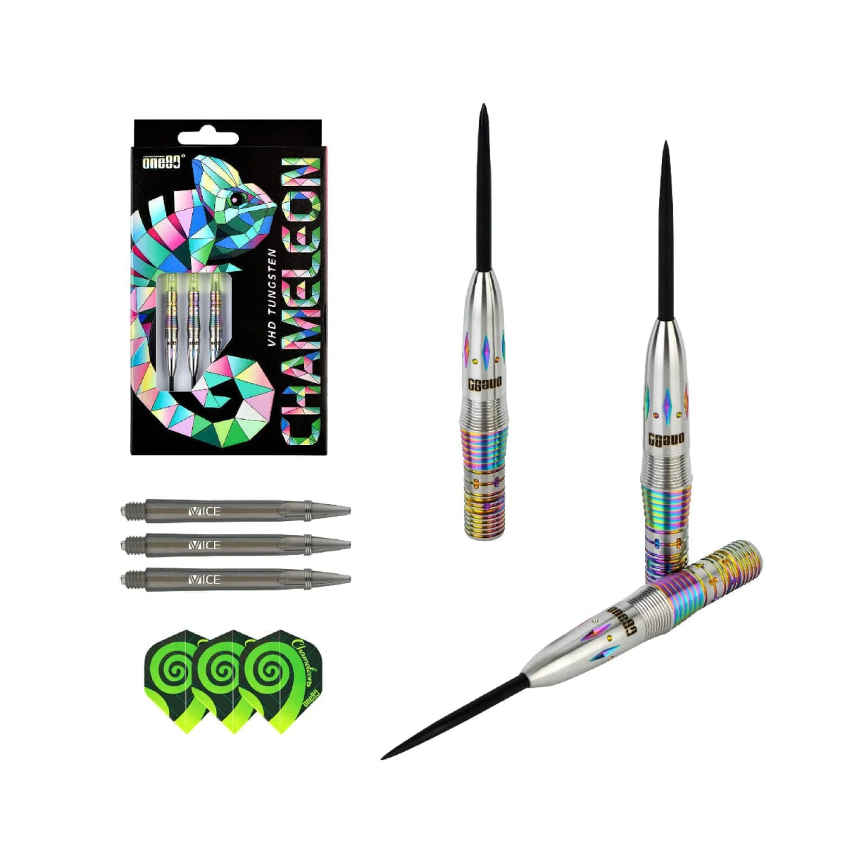 One80 Chameleon Ruby Steeltip