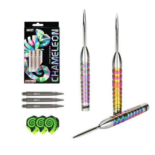 One80 Chameleon Saphire Steeltip