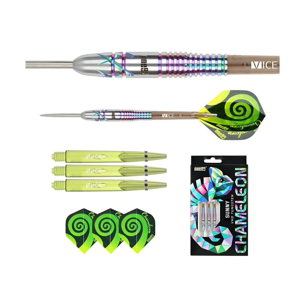 One80 Chameleon Sunny Steeltip 22g