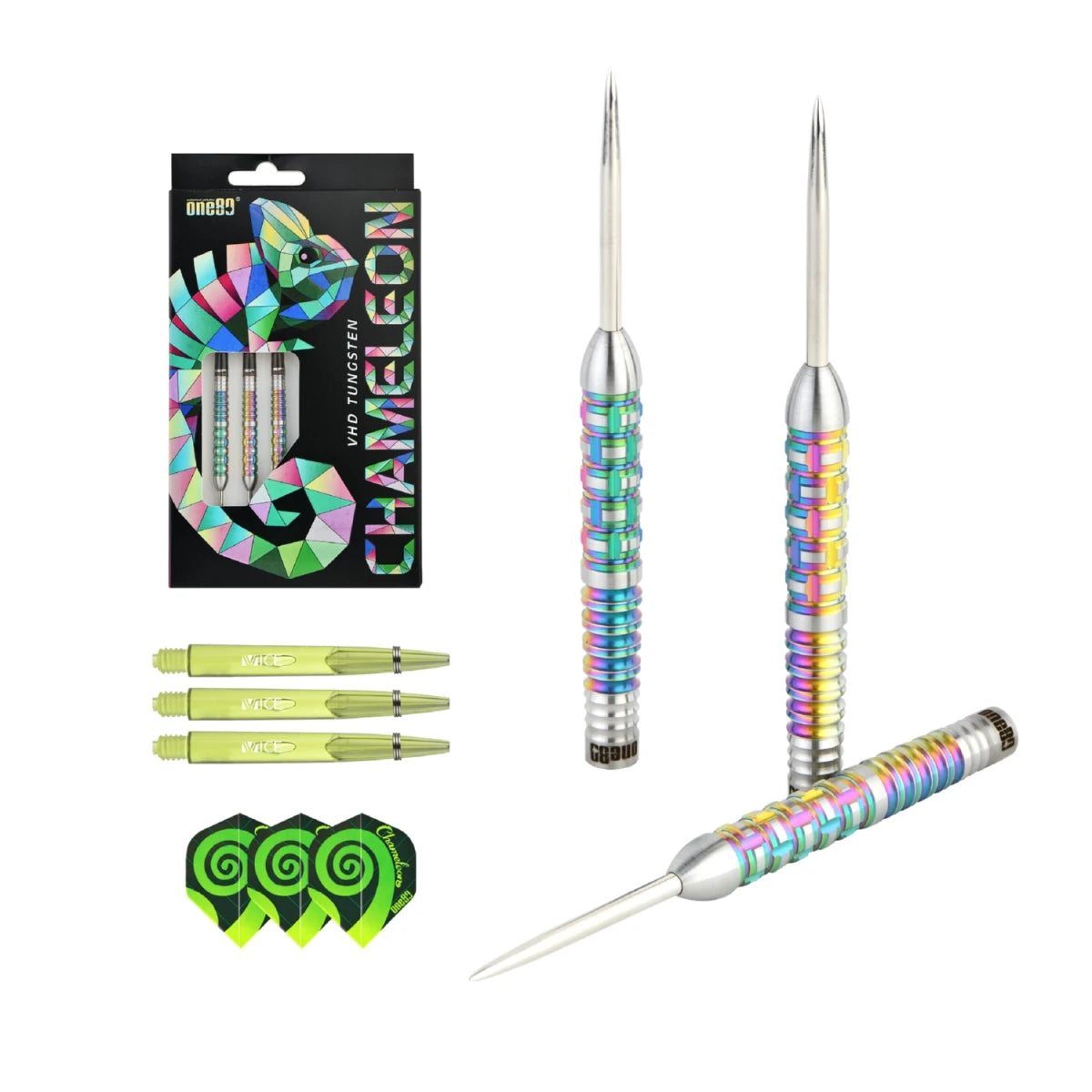 One80 Chameleon Zircon Steeltip