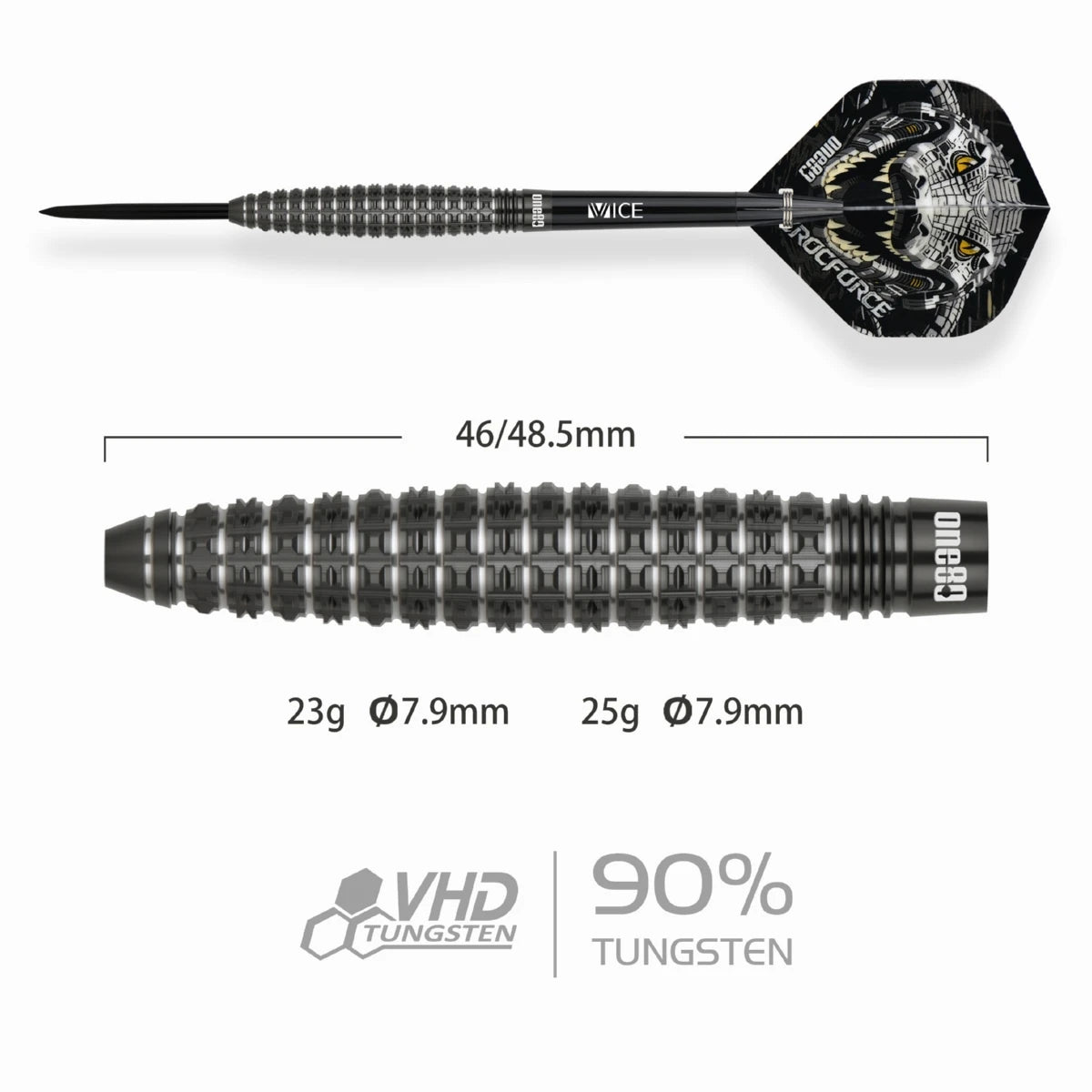 One80 Crocforce CF4 Steeltip
