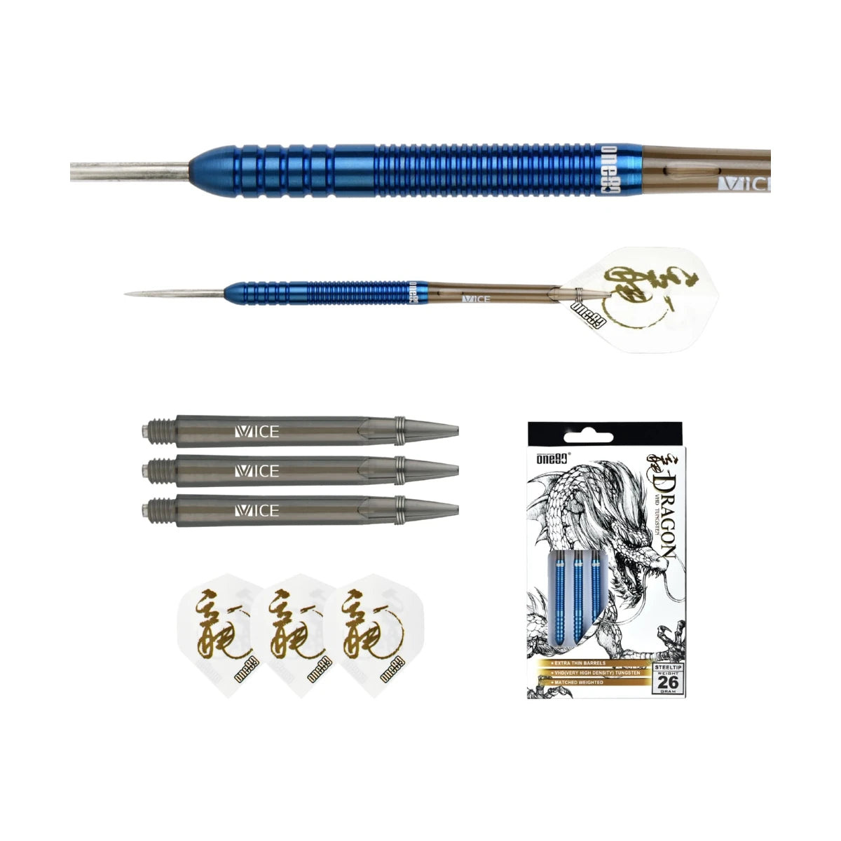 One80 Ice Dragon Steeltip