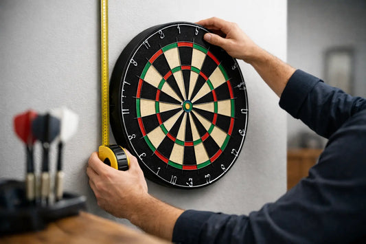 Dartboard richtig aufhängen Höhe und Abstand