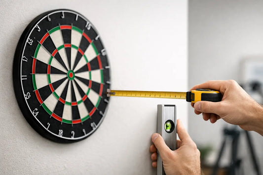 Dartboard Wandabstand messen - richtig aufhängen