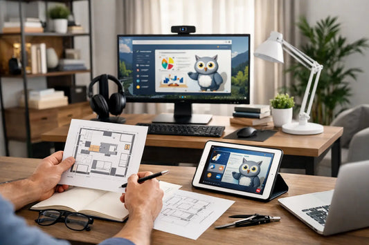 Ein Heimsetup mit Scolia als Beispiel planen