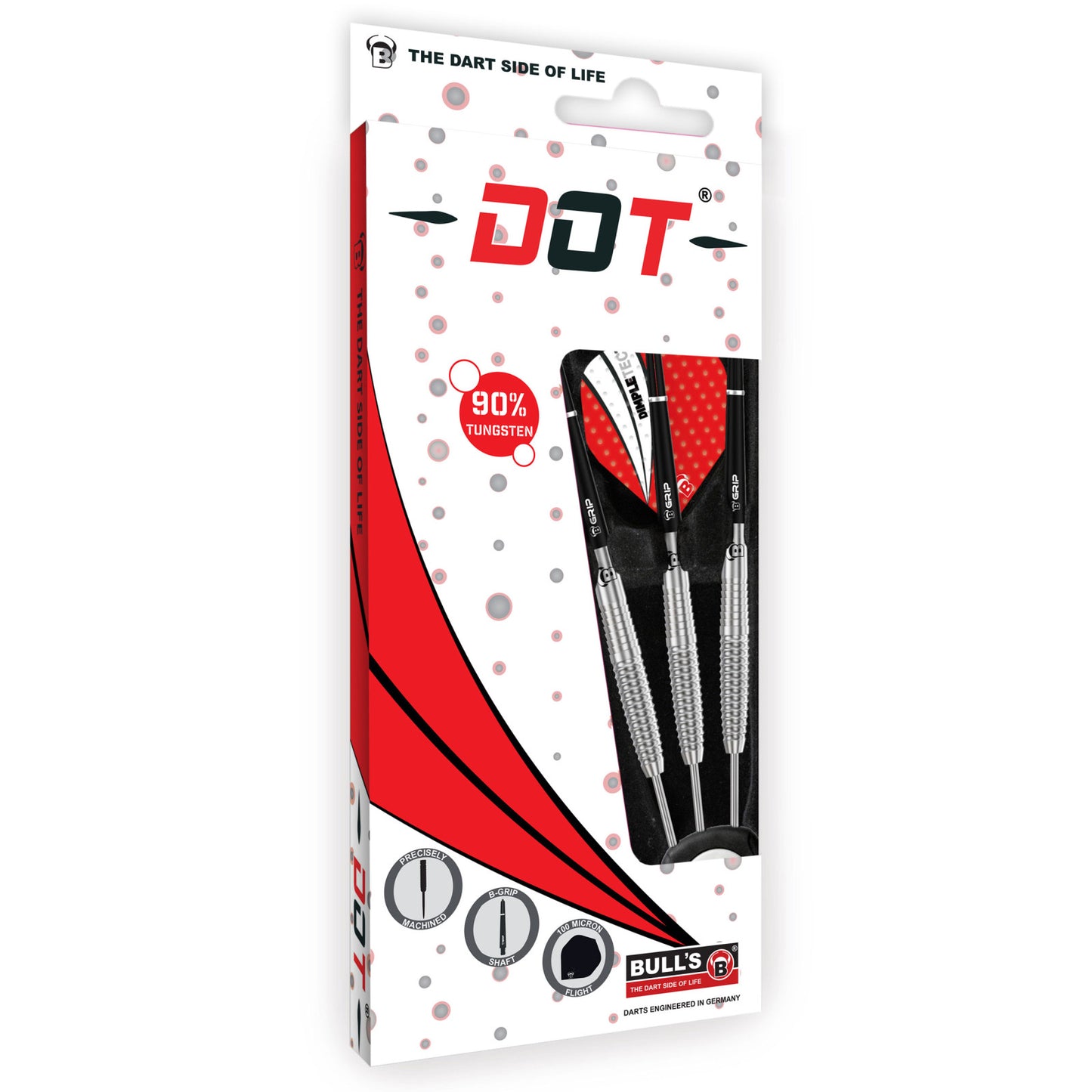 BULL'S Dot D1 90% Tungsten Steel Dart