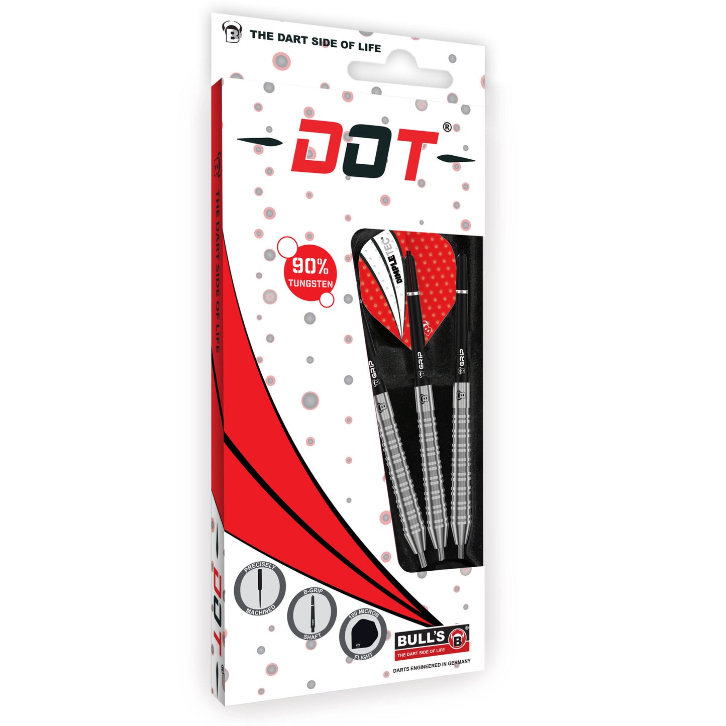 BULL'S Dot D3 90% Tungsten Steel Dart