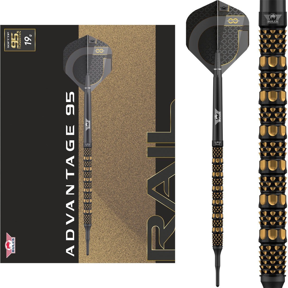 Bull's Advantage Rail Softtip 95% 19 gram