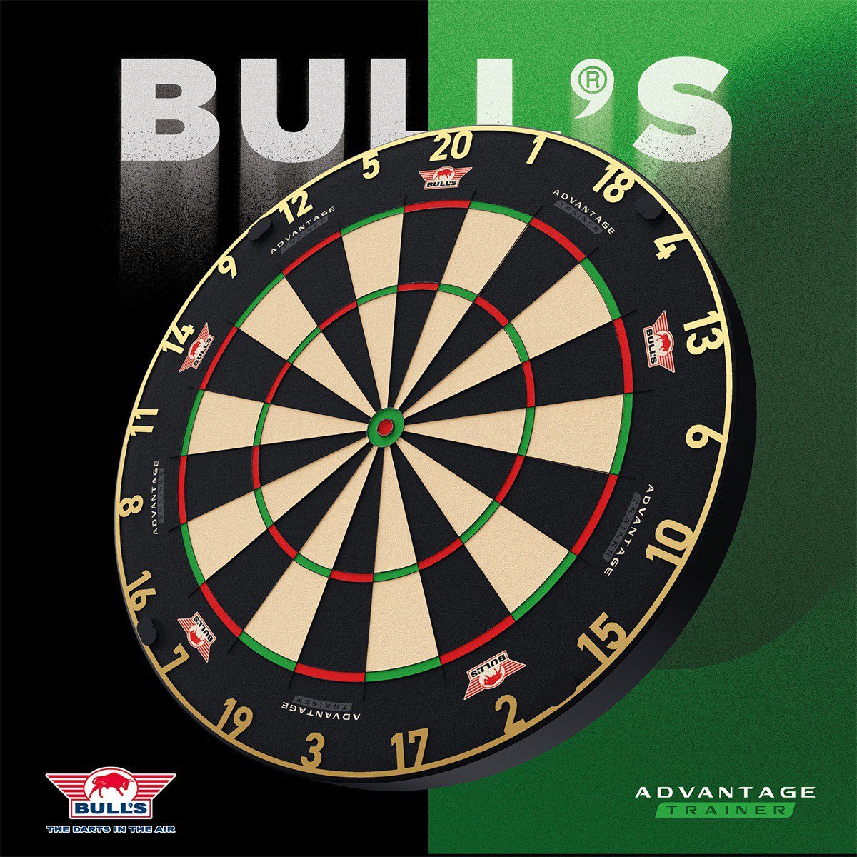 Bull's Gold Advantage 8 Trainer Dartboard