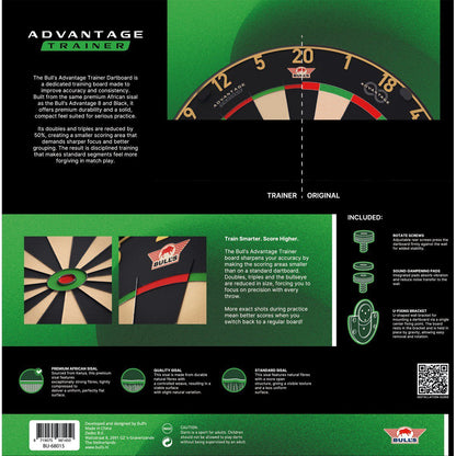 Bull's Gold Advantage 8 Trainer Dartboard
