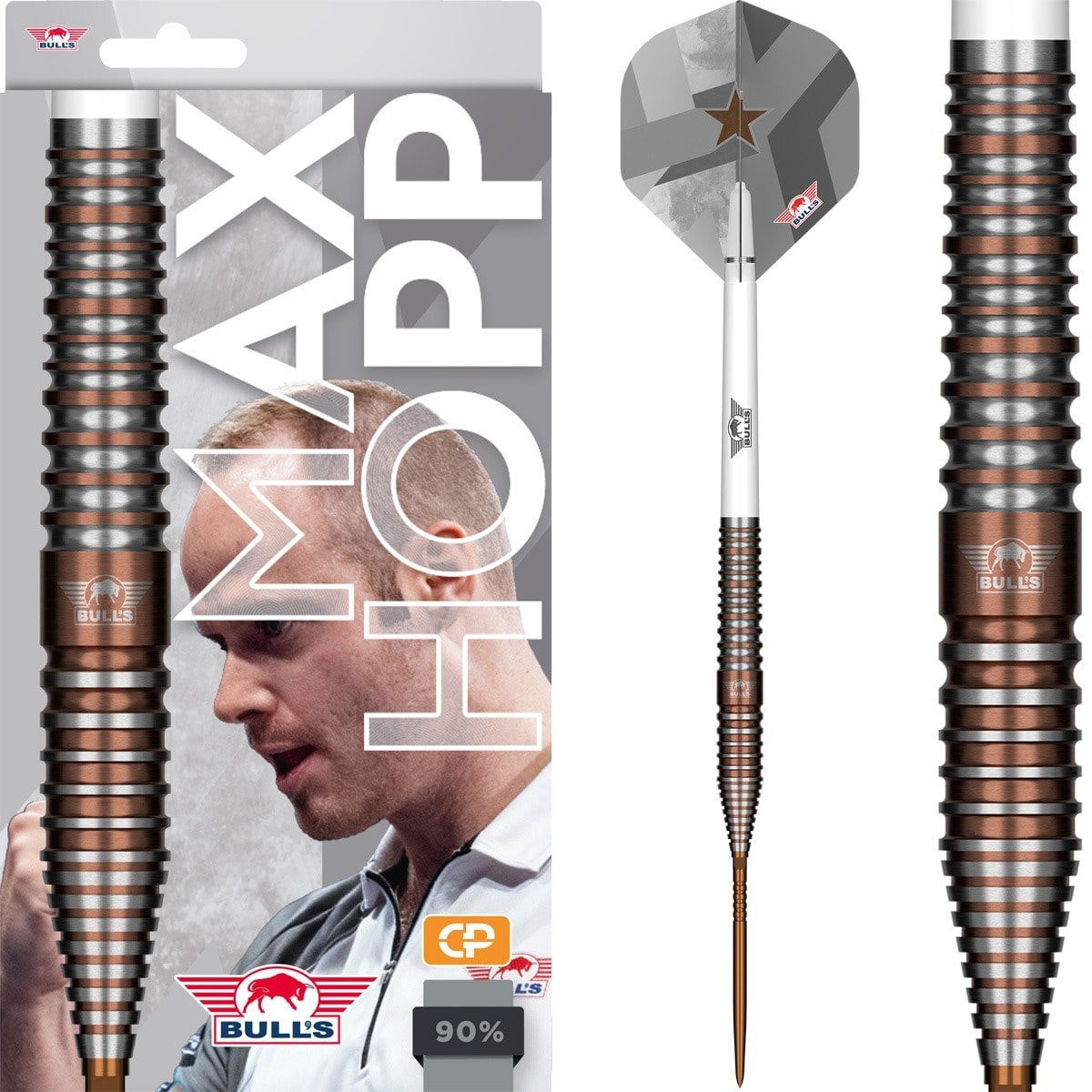 Bull's Max Hopp E5 CP Steeltip 90%