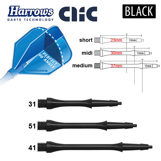 HARROWS Clic Shafts Slimline