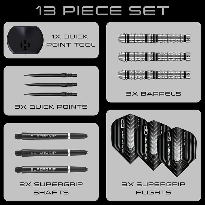 HARROWS Supergrip QP Tapered QUICK Point 90%