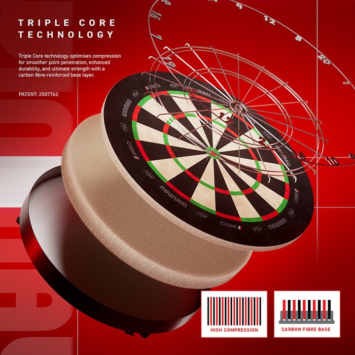 Winmau Blade 360 Triple Core Technology - Dartscheibe