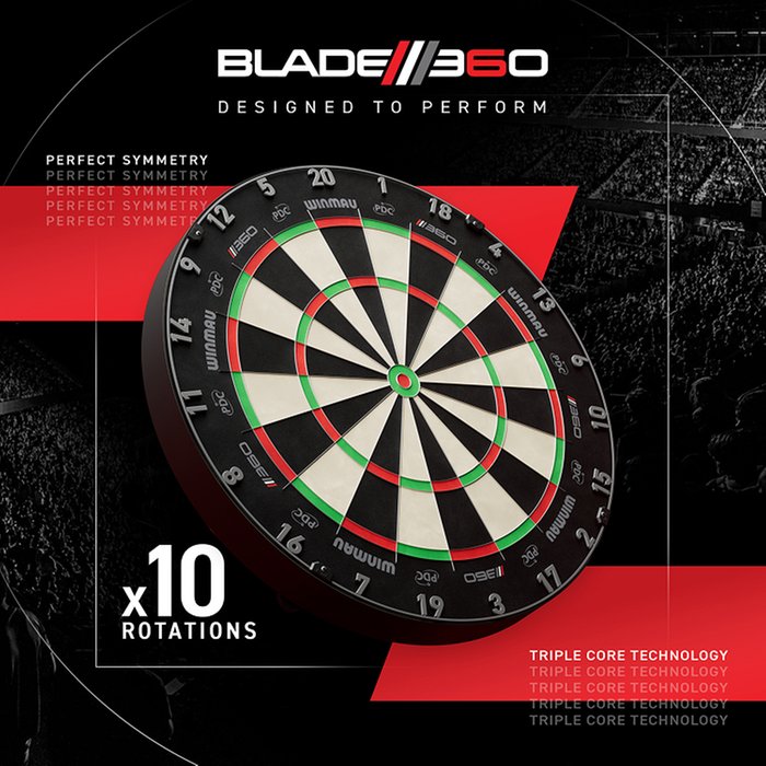 Winmau Blade 360 Triple Core Technology - Dartscheibe