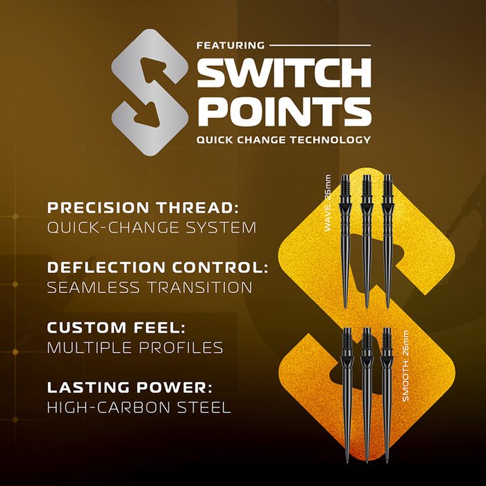 Winmau Exion Parallel Switch Point 90%
