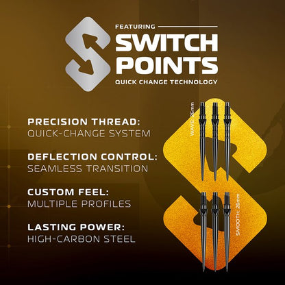 Winmau Exion Parallel Switch Point 90%
