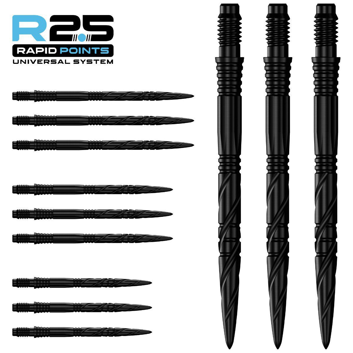 Mission R2.5 Rapid Points RP SVG Black